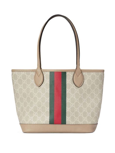 gucci スモールトートバッグ|〔オフィディア〕スモール トートバッグベージュ＆ブルー スプ .